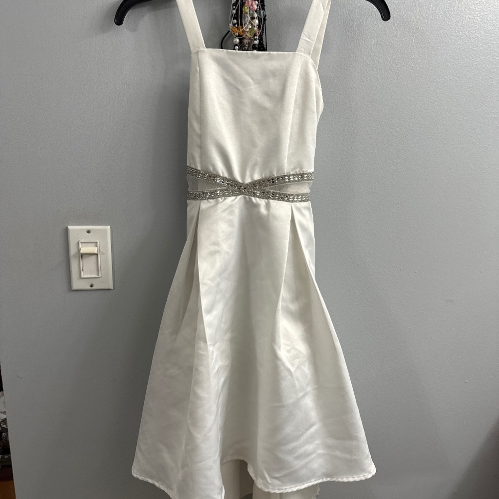 Girls size 12 hi-low dress